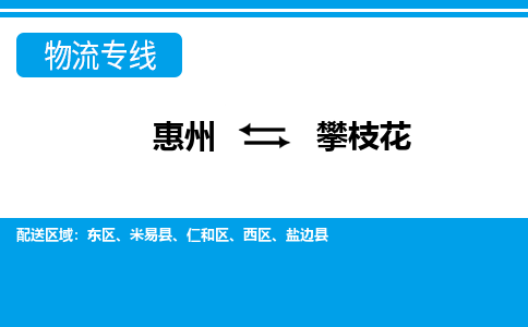 惠州到攀枝花物流專(zhuān)線_惠州至攀枝花物流公司_惠州到攀枝花貨運(yùn)專(zhuān)線